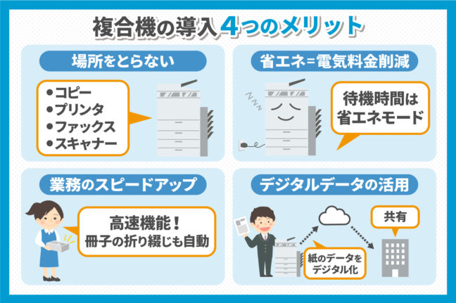 複合機の導入4つのメリット